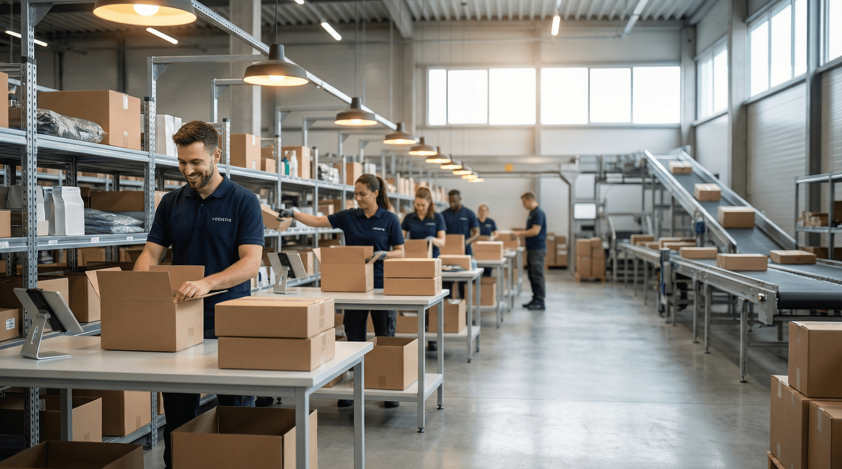 E-commerce warehouse operations
