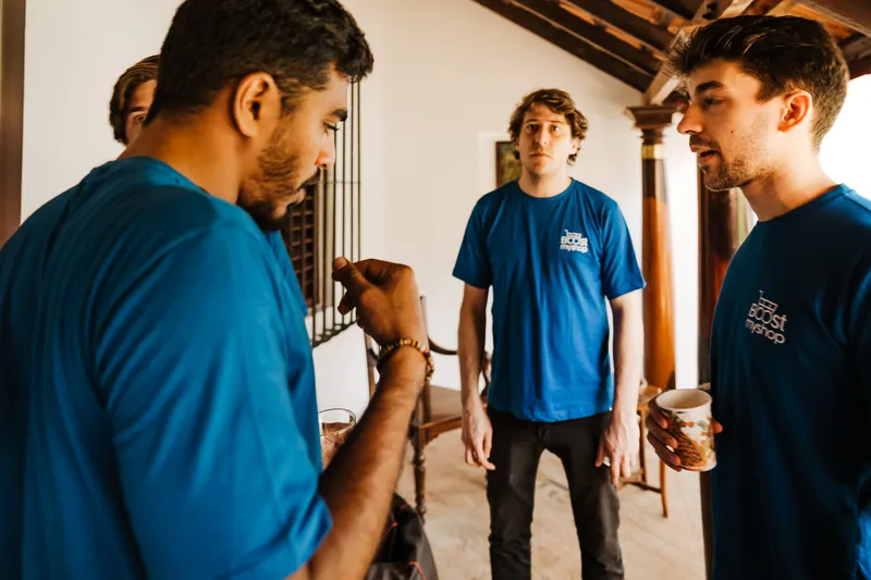 Team bonding in Pondicherry