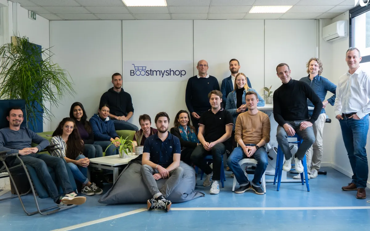 L’équipe Boostmyshop au siège lyonnais
