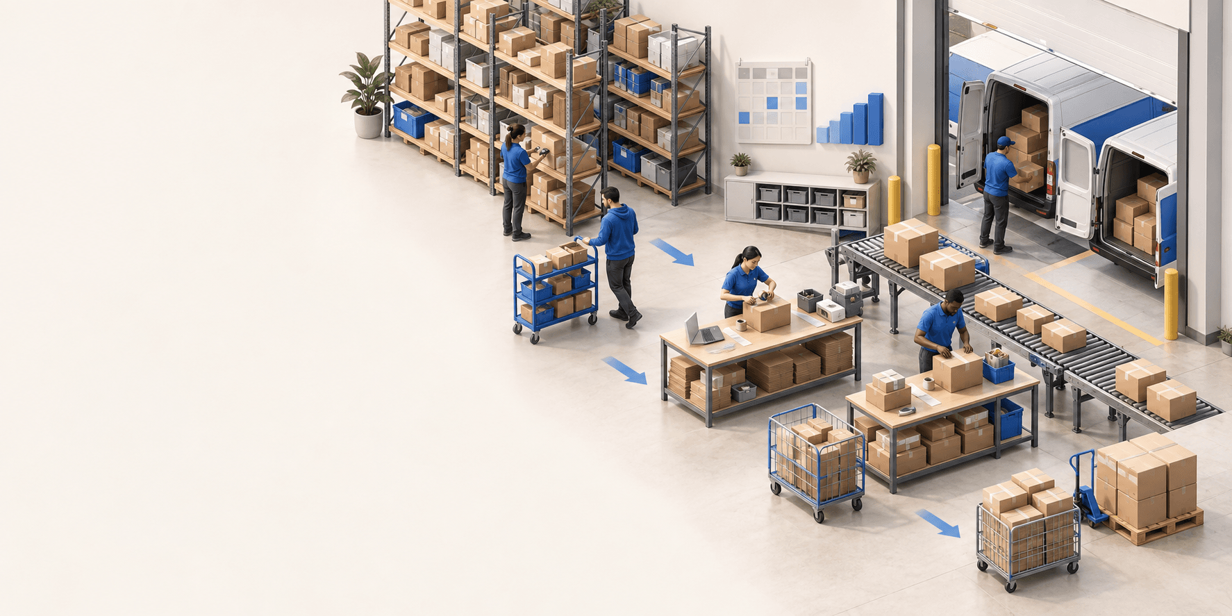 Pic d’activité e-commerce : le plan d’entrepôt sur 16 semaines