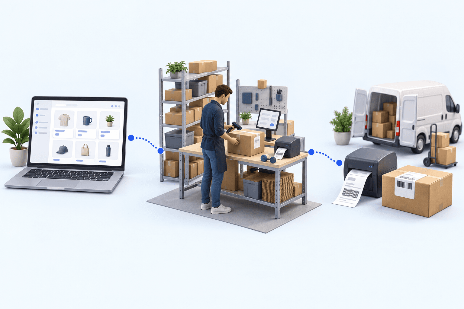 Sendcloud Magento: where should each connector stop?
