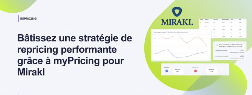 Strategie repricing performante avec myPricing sur Mirakl marketplaces