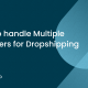 How to handle Multiple Suppliers for Dropshipping