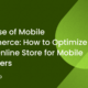 optimise online store for mobile commerce