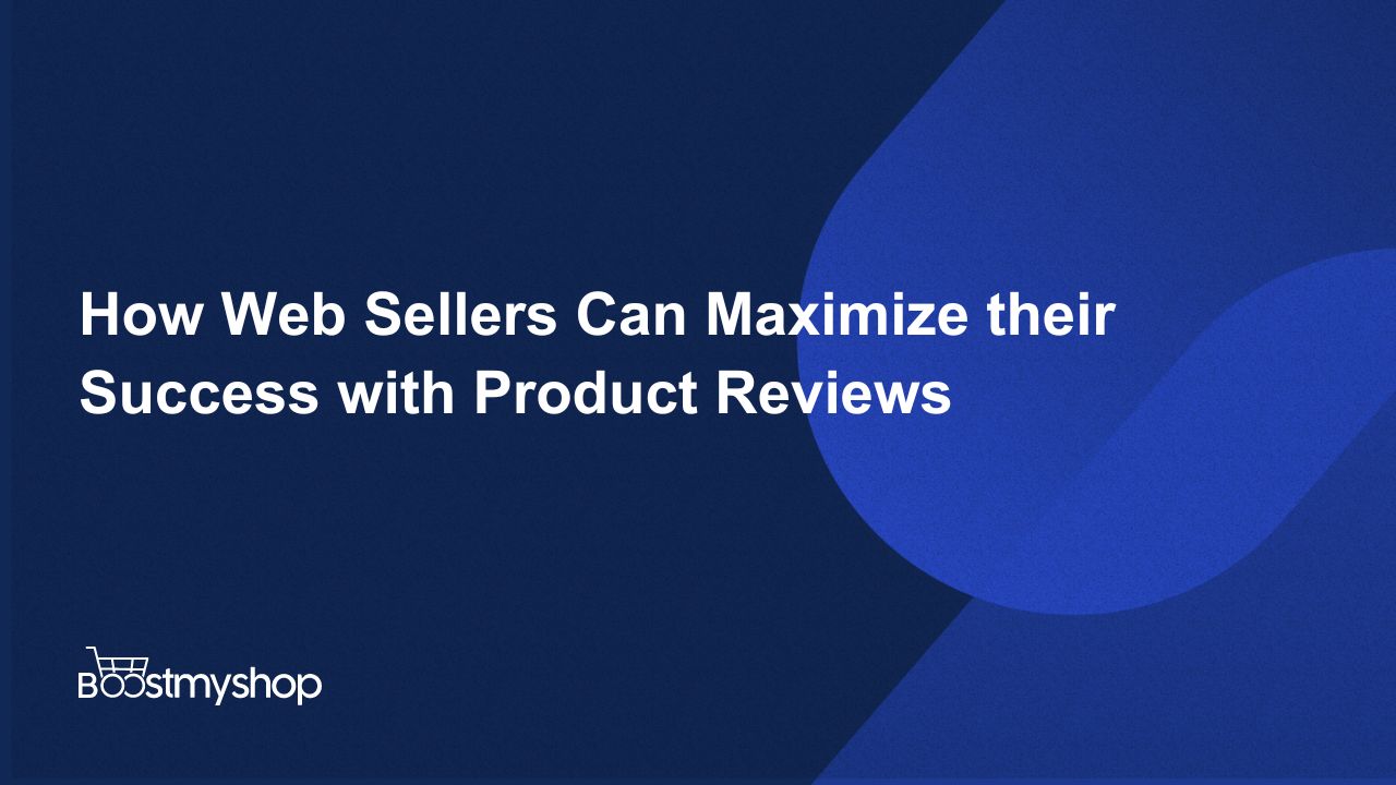 Web Sellers Can Maximize their Success