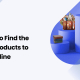 Find the Best Products to Sell Online